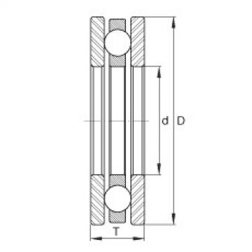 FAG Axial-Rillenkugellager - DL85