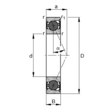 FAG Spindellager - HCB7011-E-2RSD-T-P4S