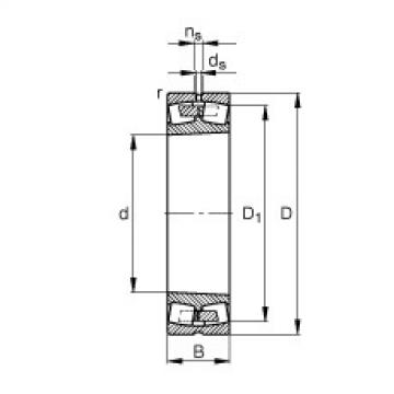 المحامل 240/850-B-K30-MB FAG