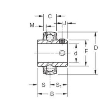 المحامل GY1101KRRB Timken