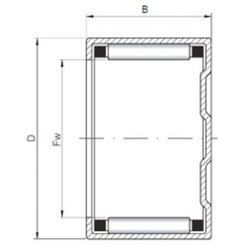 المحامل BK081412 ISO