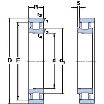 المحامل N 1012 KPHA/HC5SP SKF