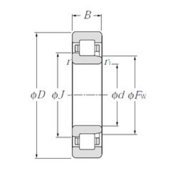 المحامل NJ316E CYSD