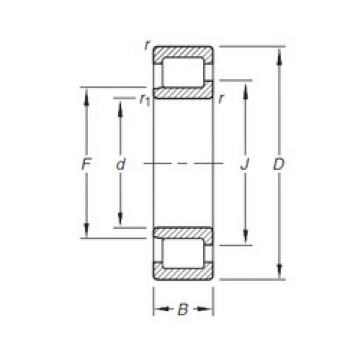 المحامل NJ2205E.TVP Timken