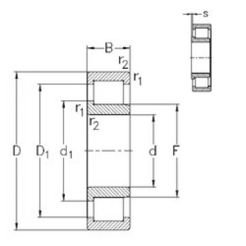 المحامل NJ2305-VH NKE