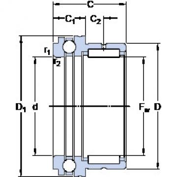 المحامل NKX 50 SKF