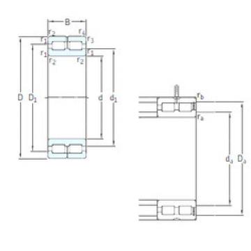 المحامل NNC4880CV SKF