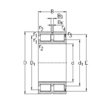 المحامل NNCF5016-V NKE