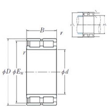 المحامل NNCF4868V NSK