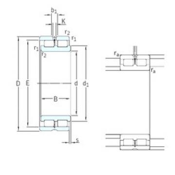 المحامل NNCL4920CV SKF