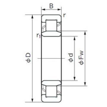 المحامل NU 2215 NACHI