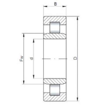 المحامل NU3092 ISO