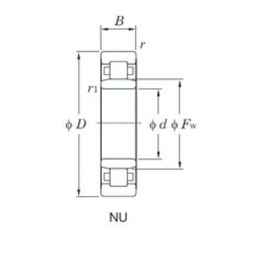 المحامل NU224R KOYO