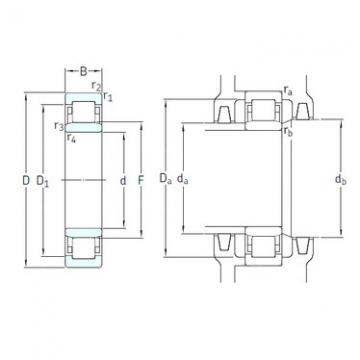 المحامل NU1016/C3VL0241 SKF