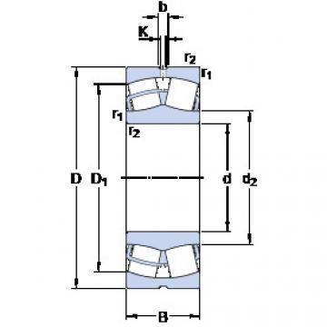 المحامل 24024 CC/W33 SKF