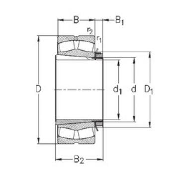 المحامل 239/750-K-MB-W33+OH39/750-H NKE