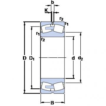 المحامل 239/950 CA/W33 SKF