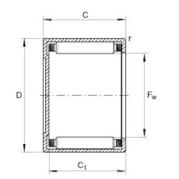 المحامل BK1210 INA