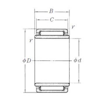 المحامل LM607230 NSK