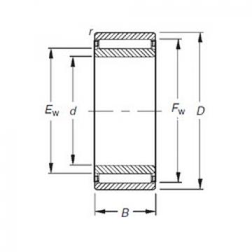 المحامل NAO55X85X60 Timken