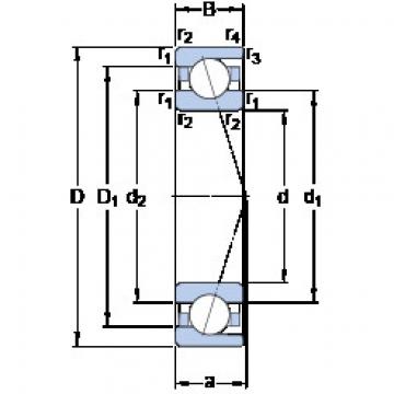 المحامل 71815 CD/P4 SKF