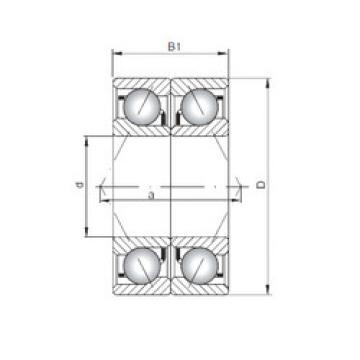 المحامل 7016 BDB ISO