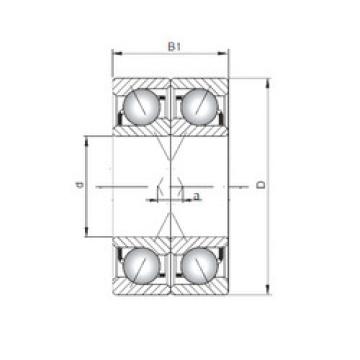 المحامل 7006 BDF ISO