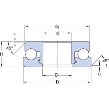 المحامل 51205 V/HR22Q2 SKF