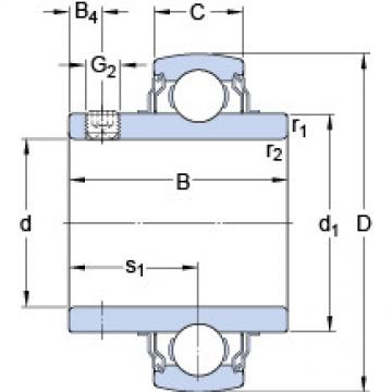 المحامل YAR 207-106-2FW/VA201 SKF