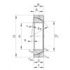 FAG Angular contact spherical plain bearings - GE55-SX