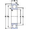 المحامل W 618/7 SKF