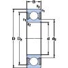 المحامل W 619/8-2RZ SKF