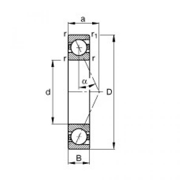 FAG Spindellager - B7009-E-T-P4S #1 image