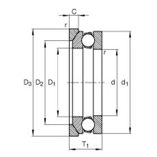 FAG Axial-Rillenkugellager - 53201 + U201 #1 image