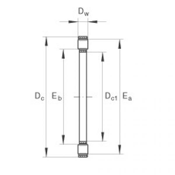 FAG Axial cylindrical roller and cage assembly - K81240-M #1 image