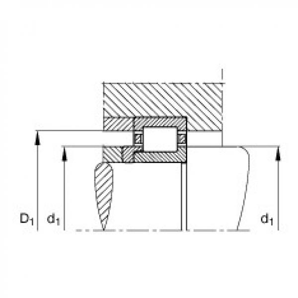 FAG محامل أسطوانية - NJ230-E-XL-M1 + HJ230-E #2 image