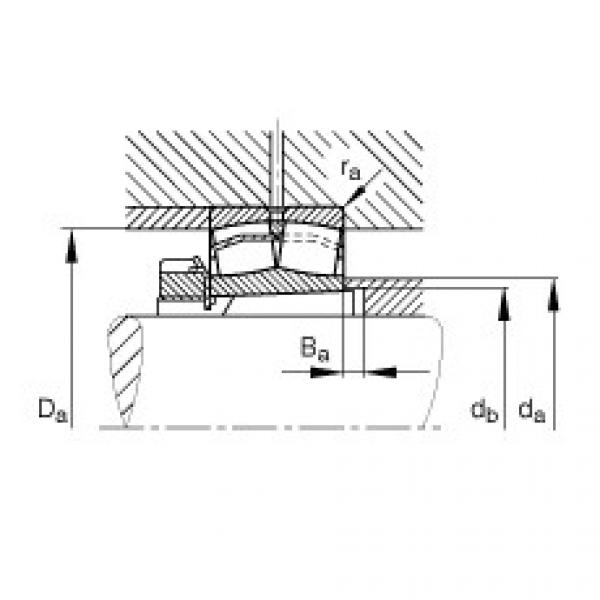 FAG Pendelrollenlager - 22222-E1-XL-K + H322 #2 image