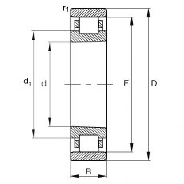 FAG محامل أسطوانية - N1984-K-M1-SP #1 image