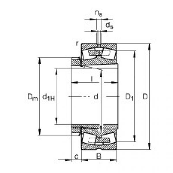 المحامل 23940-S-K-MB + H3940 FAG #1 image