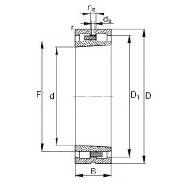 FAG محامل أسطوانية - NNU4964-S-K-M-SP #1 image