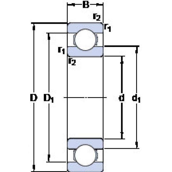 المحامل W 618/7 SKF #1 image