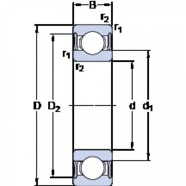 المحامل W 6007-2RS1 SKF #1 image