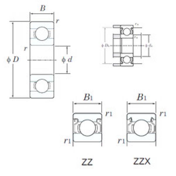 المحامل WML4007ZZ KOYO #1 image