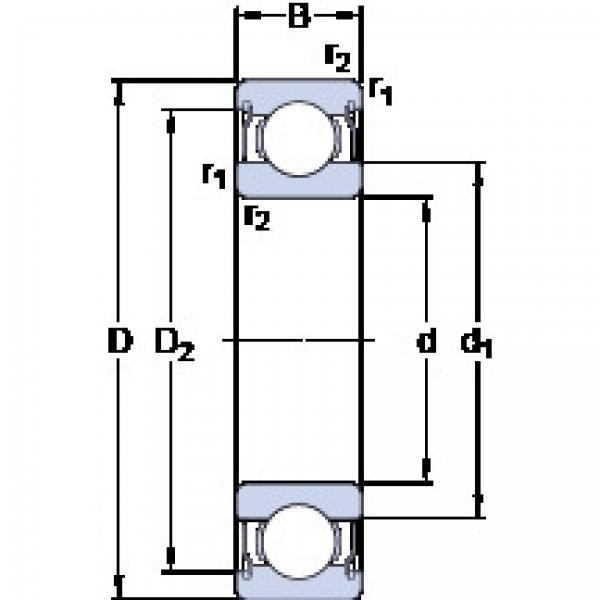 المحامل W 61701-2ZS SKF #1 image