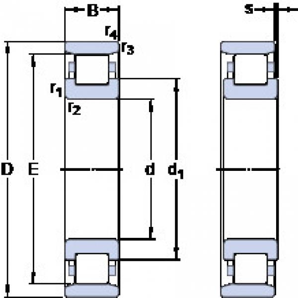 المحامل N 315 ECM SKF #1 image