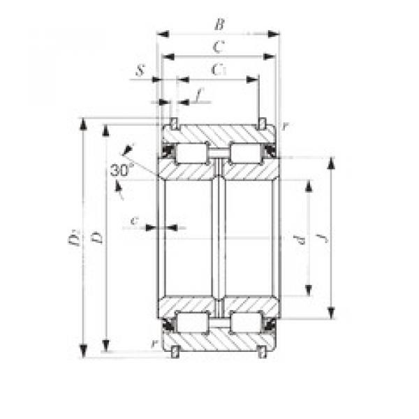 المحامل NAS 5040UUNR IKO #1 image