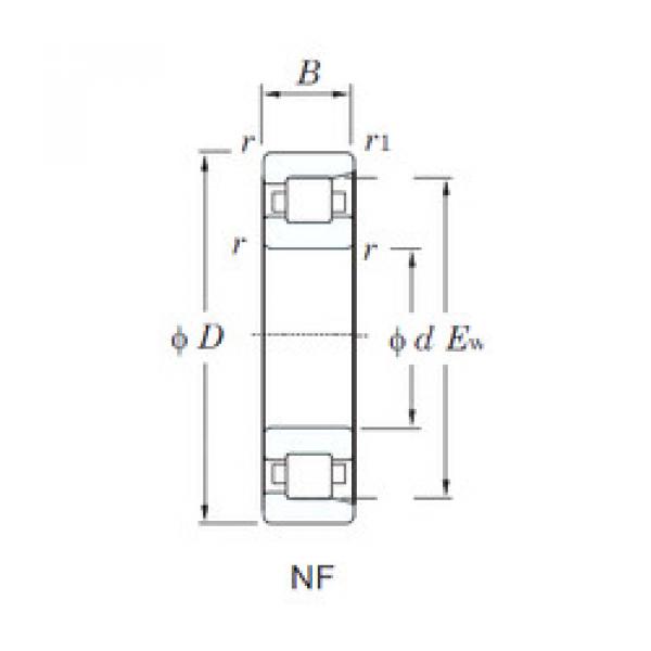 المحامل NF230 KOYO #1 image