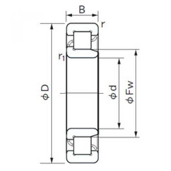 المحامل NJ 2222 E NACHI #1 image