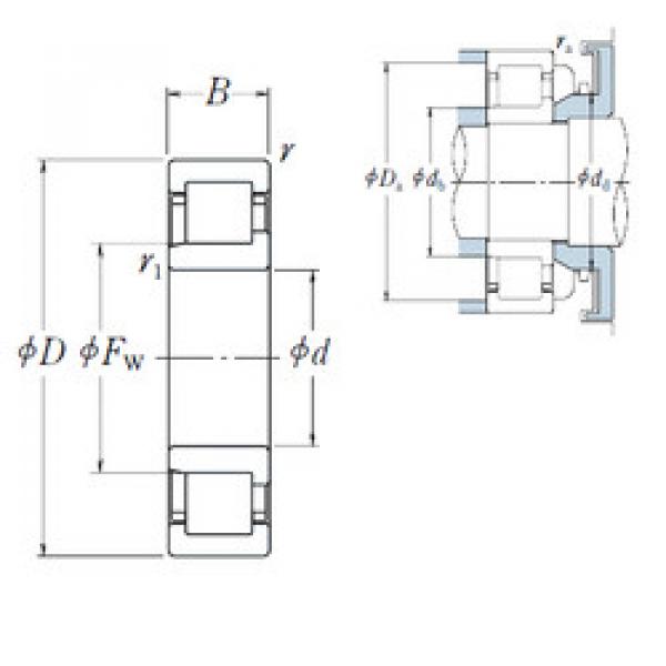 المحامل NJ 412 NSK #1 image