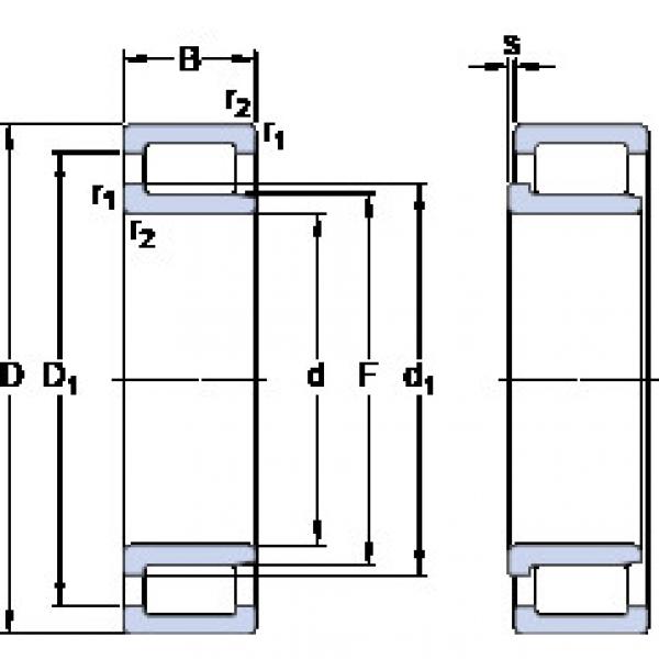 المحامل NJG 2309 VH SKF #1 image